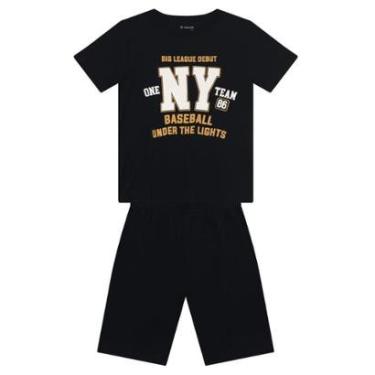 Imagem de Conjunto infantil menino de beisebol Brandili-Masculino