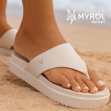 Imagem de Sandália Verão  de Dedo Papete Rasteira - Myrol Outlet, 42