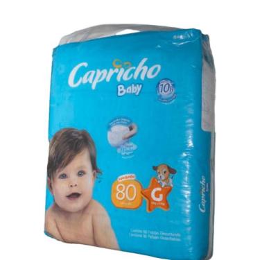 Imagem de Fralda Capricho Hiper Tamanho G - 80 unidades