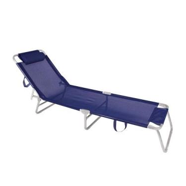 Imagem de Espreguiçadeira De Praia, Piscina, Cama Reclinável De Alumínio Ou Espr