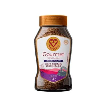 Imagem de Café Solúvel Liofilizado Mogiana Paulista Gourmet 3 Corações Vidro 84g