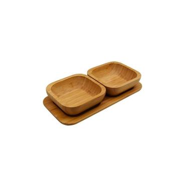 Imagem de Conjunto 2 Petisqueiras De Bambu - Oikos