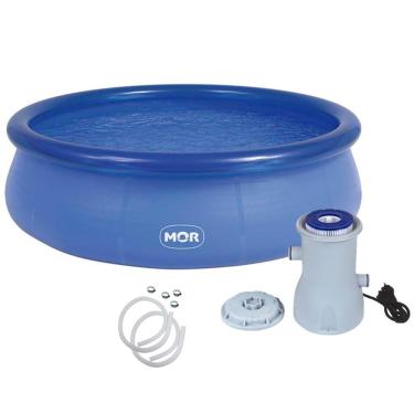 Imagem de Kit Piscina Inflável Splash Fun 3400 Litros + Filtro 2.200L/h - Mor