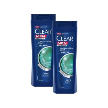 Imagem de Shampoo Clear Limpeza Diária 2 Em 1 - 200ml 2 Unidades