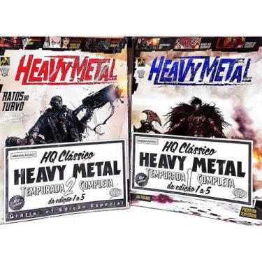 Imagem de Hq Heavy Metal Coleção Completa 2 Temporadas 11 Edições