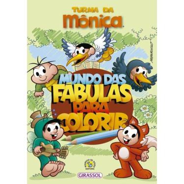 Imagem de Turma Da Monica - Mundo Das Fabulas Para Colorir
