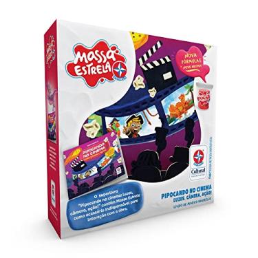 Imagem de Brinquedos Estrela, Livro Pipocando no Cinema com Massa Estrela, Multicolor