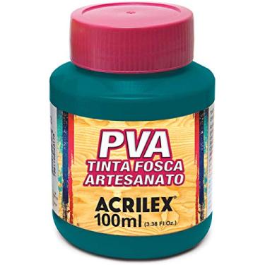 Imagem de Acrilex Craft Tinta PVA, Verde Bandeira, 6 x 100ml