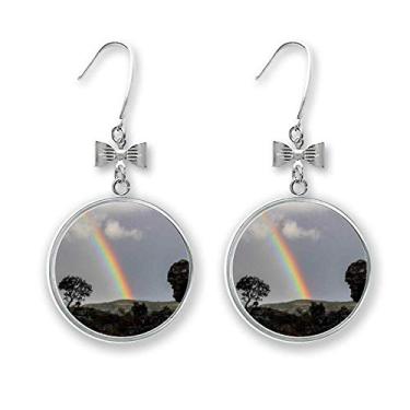 Imagem de Arco-íris Florestal Ciência Cenário Natureza Brincos Pendurados Gancho