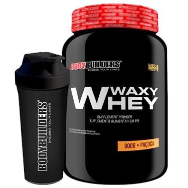 Imagem de KIT Whey Protein Waxy Whey 900g + Coqueteleira - Bodybuilders Sabor Paçoca