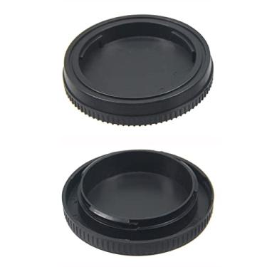 Imagem de NATEFEMIN 2X Replacement Camera Body Front Cap+Rear Lens Cap for Sony A5000 ILCE-A7 A6400 A7S Accessory Part