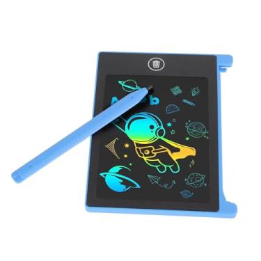 Imagem de Quadro de Rabiscos Eletrônico, Proteção para Os Olhos, 4,4 Polegadas, à Prova d'água, Apagável, Cor Sensível à Pressão, Mini Tablet de Escrita LCD Reutilizável para Anotações