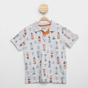 Imagem de Camisa Polo Infantil Kyly Estampada Menino - Milon