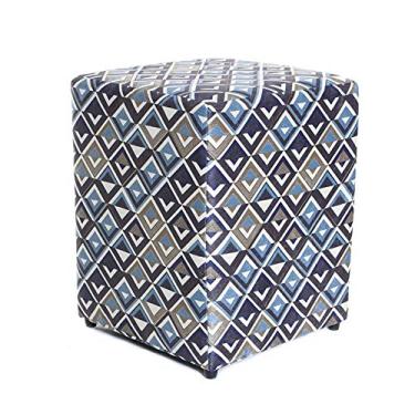 Imagem de Puff Quadrado 35x35x45cm Decorativo Estampado BF Colchões