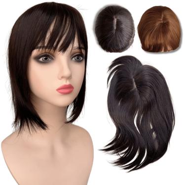 Imagem de Prótese capilar feminina topo de tic-tac fibra orgânica