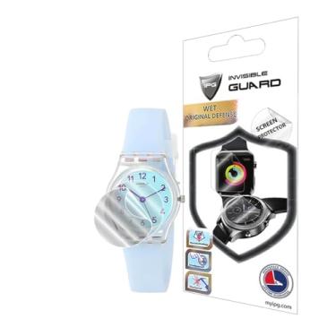 Imagem de IPG Para modelo Swatch: LK396 Protetor de tela de hidrogel de relógio unissex (2 unidades) Película transparente HD invisível anti-arranhões - suave/autorreparação/sem bolhas para modelo: LK396
