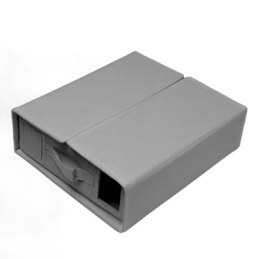 Imagem de Caixa de Armazenamento de Lençóis Dobrável, Organizador de Armário de Linho de Grande Capacidade Com Janela Transparente, Estilo Minimalista Moderno para Quarto, Embaixo da Cama,