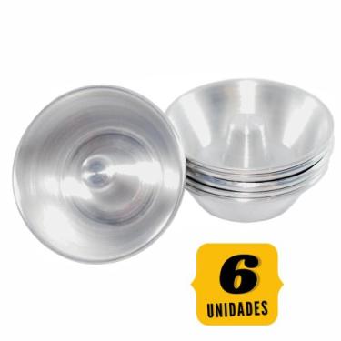 Imagem de Jogo com 6 Formas Para Quindim Pequena Pudim Mini N 8 - Global Alumíni