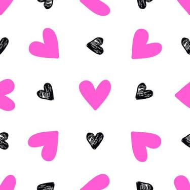 Imagem de Papel De Parede Adesivo Coração Girl Teen Quarto Menina 2m - DELIQUADR