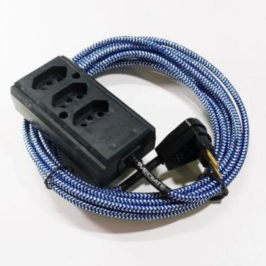 Imagem de Extensão Elétrica 5 Metros Pp 2x0,75mm2 Revestido Tecido - Immediate F