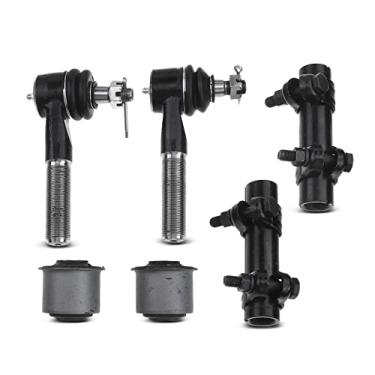 Imagem de A-Premium Conjunto de 6, extremidade de haste de direção externa frontal e manga de ajuste, bucha de pivô de eixo, compatível com Ford E-150 2003-2006, E-150 Club Wagon 2003-2005, E-150 Econoline