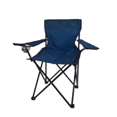 Imagem de Cadeira Para Camping Dobravel Portatil Oasis 120 Kg Azul Esc - BolaAzu
