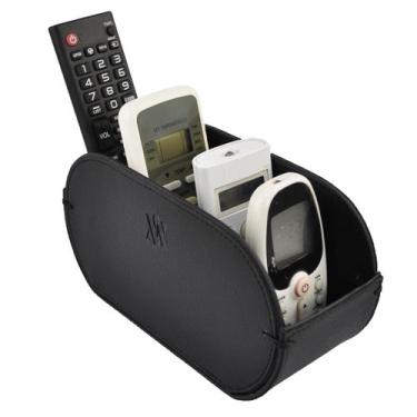 Imagem de Porta Controle Remoto Organizador Mesa Office Designer 1709, Preto