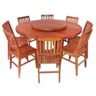 Imagem de Mesa Redonda com Prato Giratório de Demolição (Apenas a Mesa) - Made W