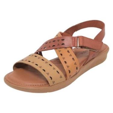 Imagem de Sandália Feminina Palmilha Acolchoada Minimalista New Face-Feminino