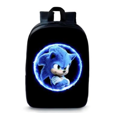 Imagem de Mochila Pré Escolar Pequena Infantil Creche Super Sonic Novidade 75 - 