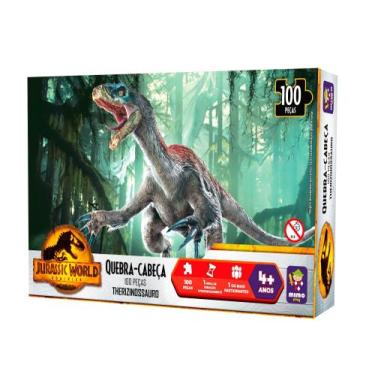 Imagem de Quebra Cabeça 100 pç - Therizinossauro - Jurassic World - TCS