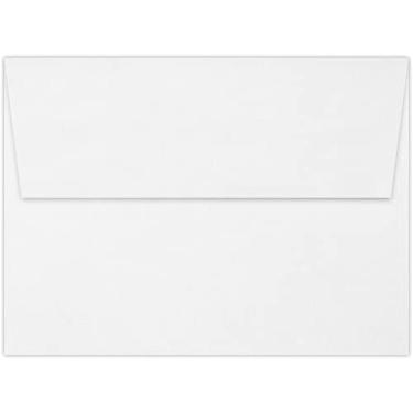 Imagem de Envelopes de convite A6 (4 3/4 x 6 1/2) - 10.9 kg. Branco brilhante (50 Qtd.)