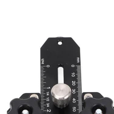 Imagem de Gabarito de Raspagem Fino, Gabarito Fino, Alumínio de Alumínio Bedeiro Deslizante de Rolo de Madeira, Estável Corte de Tira Fino Precisa para Serra de Mesa, Ferramentas