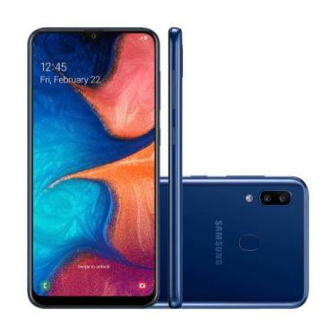 Imagem de Smartphone Samsung A20 32Gb 3Ram A205M Azul Dual Sim