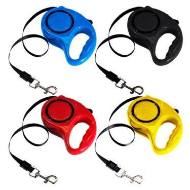 Imagem de Guia retrátil para pet cachorros gatos Color Pro Eloopet 3 m - ELOO PE