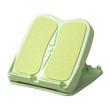 Imagem de Pegciuho Placa inclinada para alongamento da panturrilha, exercício de tornozelo de fitness para homens, mulheres 11 níveis ajustáveis ​​para agachamentos do, Verde