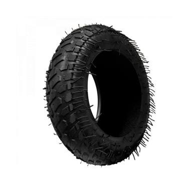 Imagem de Pneu Industrial Carrinho Armazém Mão Carriola Carga Plataforma Burrinha 325x8 2 Lonas Ajax