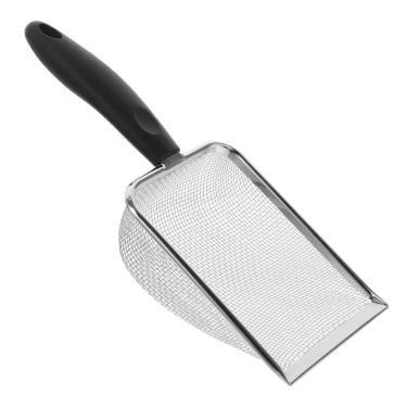 Imagem de ERINGOGO Ferramenta de pá de praia de malha multiuso para areia leve ao ar livre para coletar conchas e brincar de malha