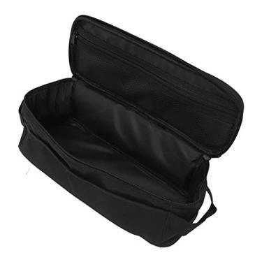 Imagem de Bolsa de armazenamento para fogão de acampamento ao ar livre, tecido Oxford grosso, classificação conveniente, padrão de lama preta, uso para utensílios de mesa ao ar livre ou artigos de higiene de