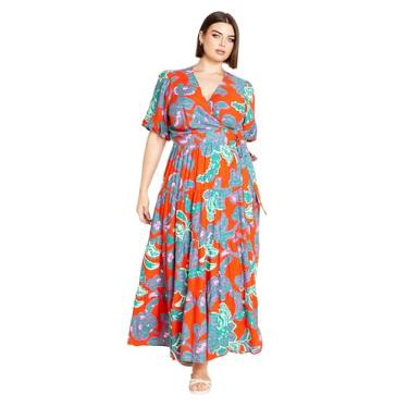 Imagem de City Chic Vestuário feminino CITYCHIC Plus Size Maxi Jezebel, Hots for You, 50