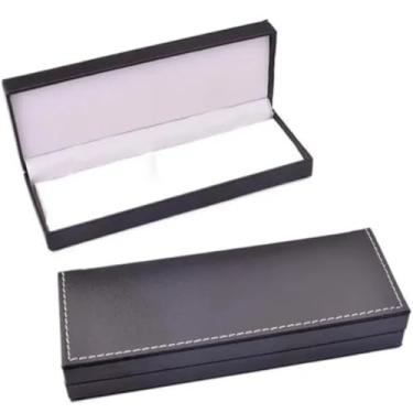 Imagem de Estojo de Caneta em Couro Sintético, Caixa para Presente