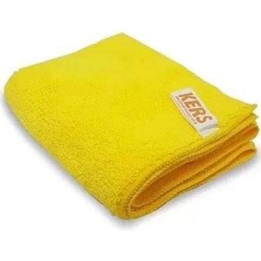 Imagem de Flanela Microfibra Amarela 40x60cm 360gsm - Kers Premium