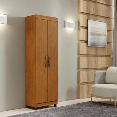 Imagem de Armario Multiuso New Roma Com 2 Portas E Chaves Cinamomo