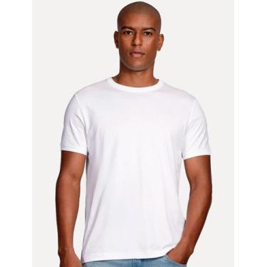 Imagem de Camiseta Aramis Masculina Basic Lisa Mono Icon Branca, S/P