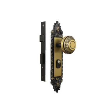 Imagem de Fechadura Externa Espelho Aço 40mm Mgm Colonial