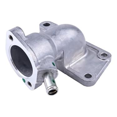Imagem de YUXSOUQ Flange da carcaça do termostato 15521-72703 compatível com motor Kubota L245, trator L4350DT L4350DT M4030 M4030DT M5030 substitui 15521-72702, 6646743, 19202-72702, 02, 66 30204