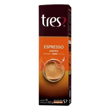 Imagem de Café em Cápsulas Tres Espresso Ameno 10 cápsulas, 10 Cápsulas, Espress