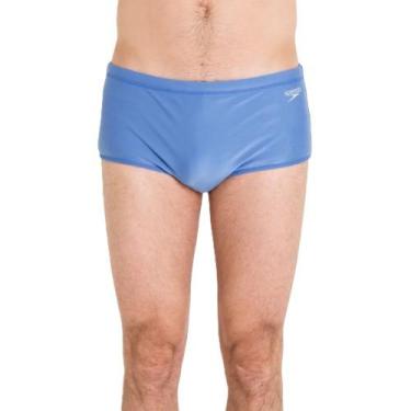 Imagem de Sunga speedo solid lycra praia piscina natação original uv, G, Azul