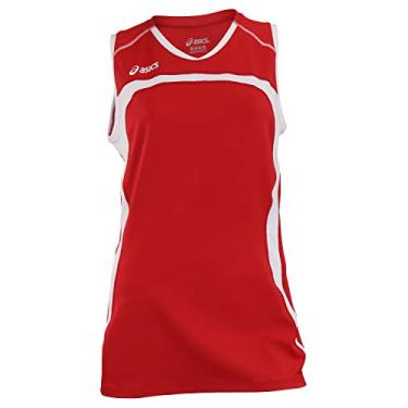 Imagem de Camiseta feminina Asics Ace, Red/White, Medium