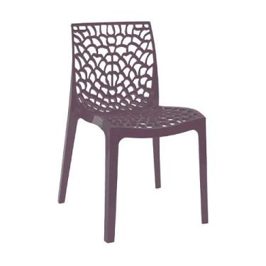 Imagem de Cadeira Gruvyer Estrutura em Polipropileno Fratini, Cinza